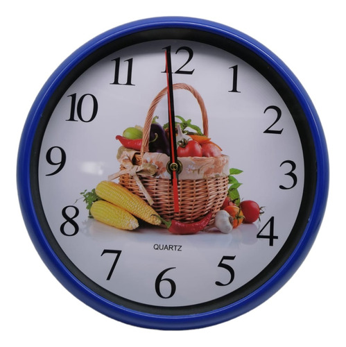 Reloj Cocina De Pared Decorativo Frutal Bodegon