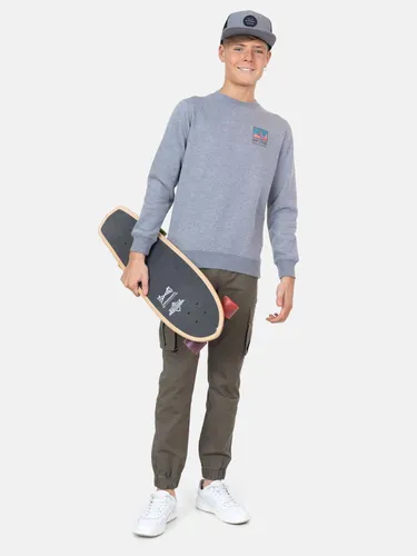 Poleron Cuello Redondo Trad Raw Energy Crew Infantil Rip Curl