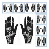 Comprar Bamttoo Kit De Tatuaje Temporal De Henna De 16 Hojas De De Y