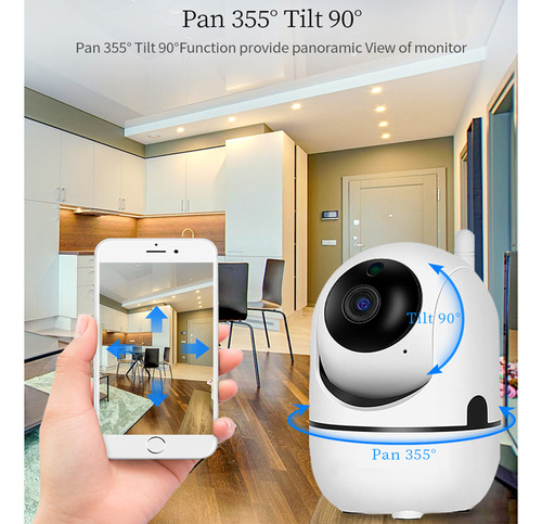 1 Cámara De Seguridad Wifi 360º Cámara Full Hd