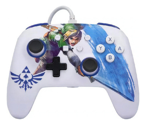 Control Nintendo Switch Power A Zelda Sword Estándar Color Blanco