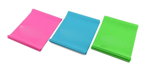 Imagen 2 de 3 de Kit Bandas Planas Elasticas Latex Yoga Tiraband Balboafit