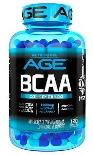 Bcaa Concentrado 1000mg 120 Cápsulas - Nutrilatina Age