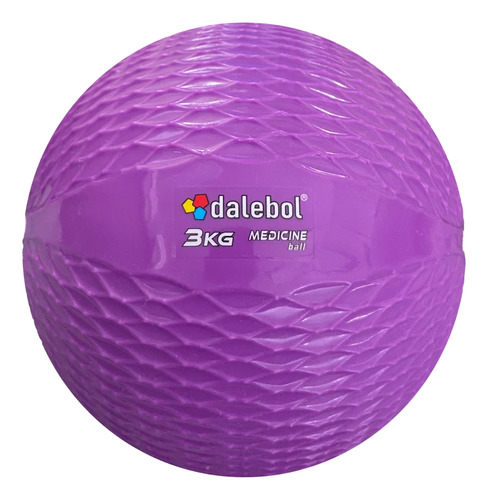 Bola De Peso Medicine Ball Treino Musculação 3kg Eva Dalebol