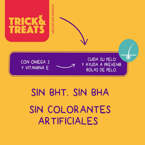Imagen 4 de 5 de Trick & Treats - Premios Purrs De Pollo Para Gatos