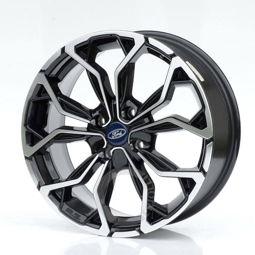 4 Rodas Aro 14 4x108 Ford Ka Fiesta Focus M16 + Bicos Cor Preto Diamantado 4x108