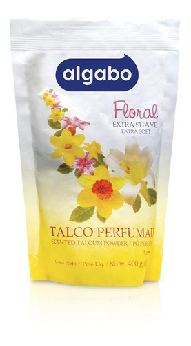 Repuesto Talco Perfumado Floral Bolsa 400g Algabo