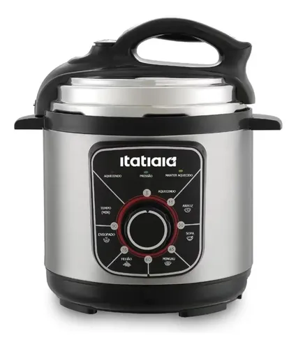 Panela de pressão essencial inox itatiaia 5l 900w - R$ 399