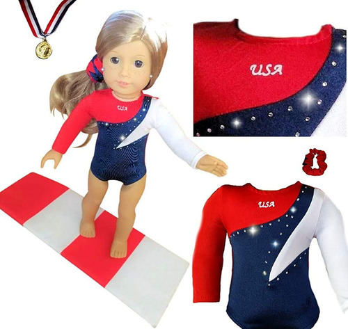 Traje De Gimnastas Ol&iacute;mpicas De Ee.&nbsp;uu. Con Leo.