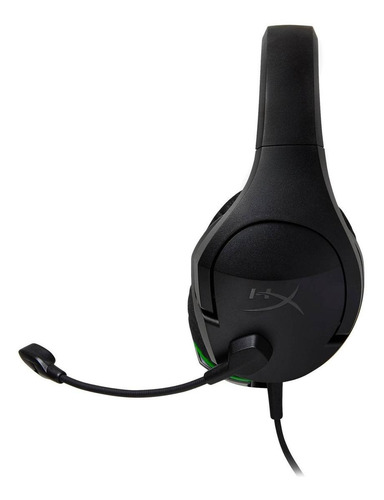 Imagem 3 de 4 de Headset over-ear gamer HyperX CloudX Stinger Core preto e verde