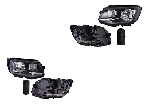 2) Faros Delanteros Depo Transporter Volkswagen 2016-2019