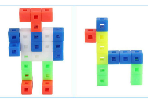 6 Paquete De 5-6 Bloques De Cubos De Matemáticas 6 Piezas