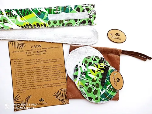 comprar Discos\u002Fpads Desmaquillantes\u002Ftela Reutilizable X 3 + Vincha