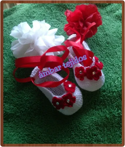 Zapatos Tejidos Para Bebé