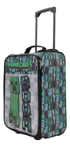 Maleta De Viaje Con Ruedas Bioworld Minecraft Creeper