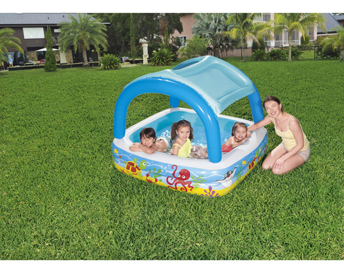 Piscina Inflable Bestway Con Toldo Desmontable 140x140x114cm