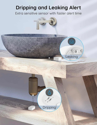 Govee Detector De Fugas De Agua Con Alarma 5 Pack