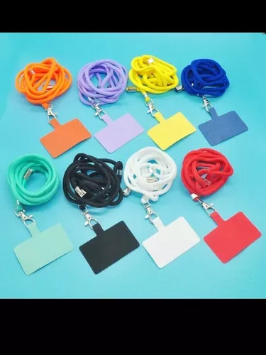  eTTgear 4 cordones para teléfono con almohadillas, cordón  universal cruzado para teléfono con cordón ajustable de nailon para el  cuello para todos los teléfonos inteligentes, (multiple Colour) : Celulares  y Accesorios