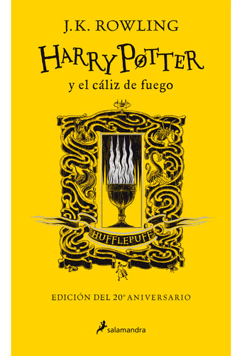 Harry Potter 4 Y El Cáliz De Fuego. Ed. Hufflepuff 20 Aniv.