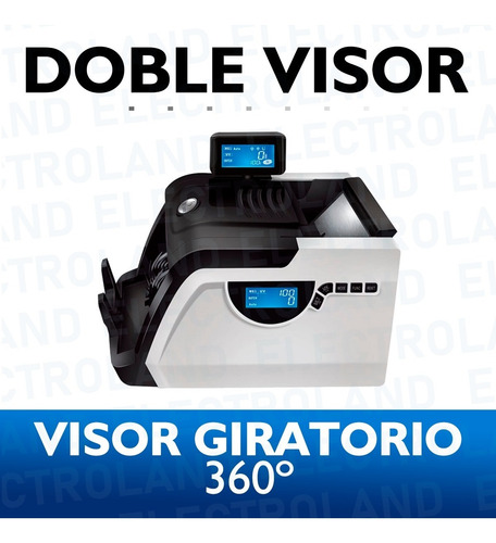 Imagen 4 de 10 de Contadora Billetes Máquina Nuevo Modelo Detector Falsos