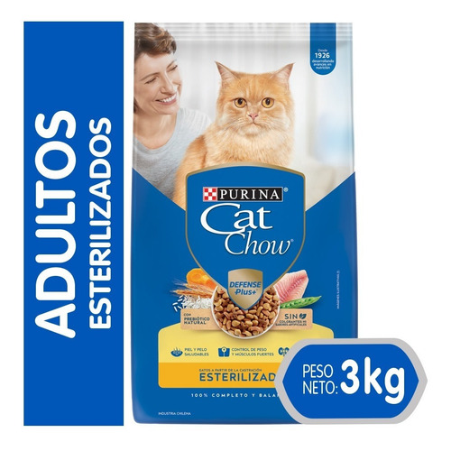 Alimento Para Gato Cat Chow® Esterilizados® 3kg