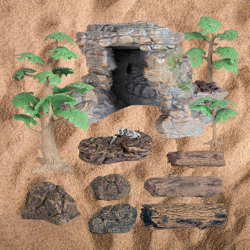 11 Uds Miniatura Mini Figuras De Jardín Adornos De