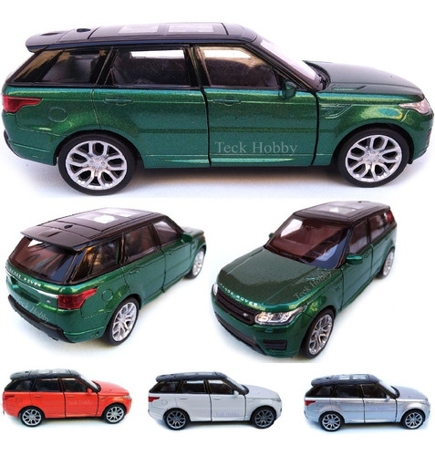 Carrinho Miniatura Range Rover Sport 13cm Metal Fricção F-x