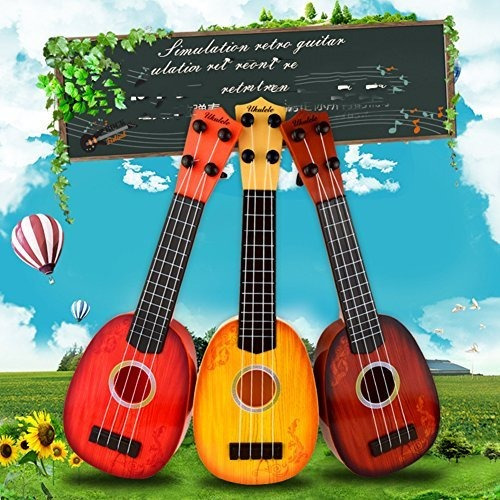 Tienda De Comestibles Mini Ukelele Juguete Para Niños Instr