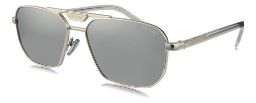 Prada Spr 58y 1bc-02r Square Shape Silver Mirror (Usado)