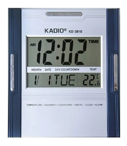 Reloj Digital Kadio De Pared O Mesa Con Temperatura Y Fecha