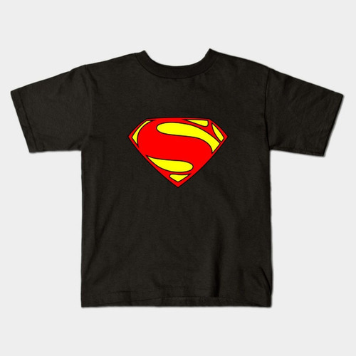 Remera Negra O Blanca Bichos Niño Niña Adultos Superman A 25