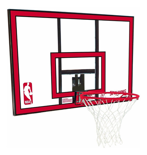 Tablero Basquet Policarbonato Spalding Basket Aro 7 44´´ Importado Sistema Resortes
