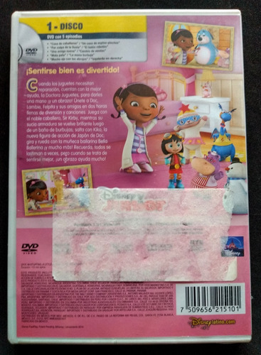 Dvd Doctora Juguetes: Abrazos Que Curan - Animación Disney