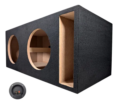 comprar Cajón Con Port De Mdf Para Par De Subwoofers De 10 Pulgadas
