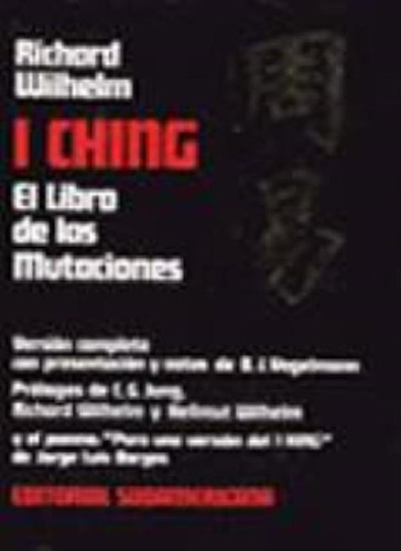 Libro - I Ching Libro De Las Mutaciones Wilhelm + Monedas  