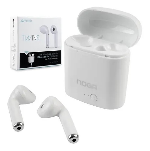 Auriculares Inalámbricos - Twins PRO CONTACT, Intraurales, Bluetooth, Blanco