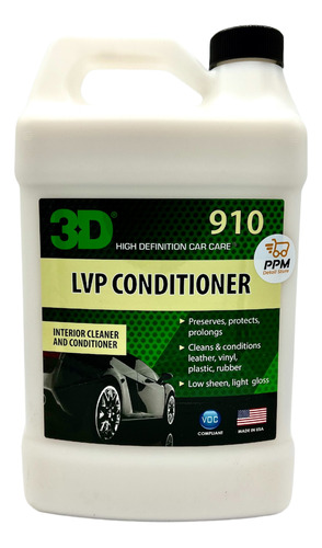 3d Lvp Conditioner Acondicionador De Piel Y Vinil 1gal.