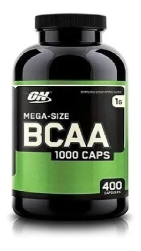 BCAA One 400 cápsulas 1000 mg Optimun Optimun Nutrition