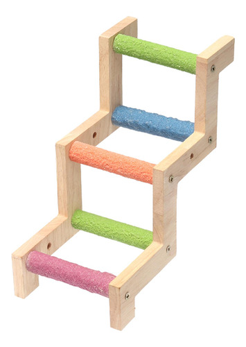 Escalera De Madera Para Pájaros, Soporte Para Ejercicios S