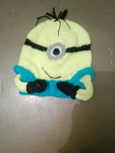 Gorro Invierno Figura Minions 