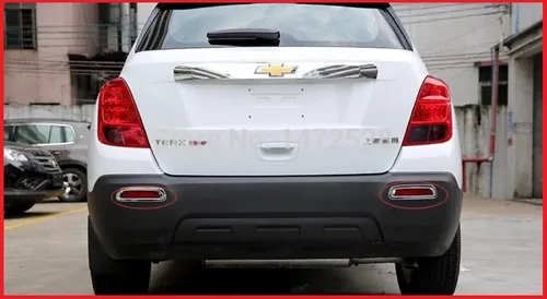 Cubierta Cromada Bomper Trasero 02 Pc Chevrolet Tracker Disp