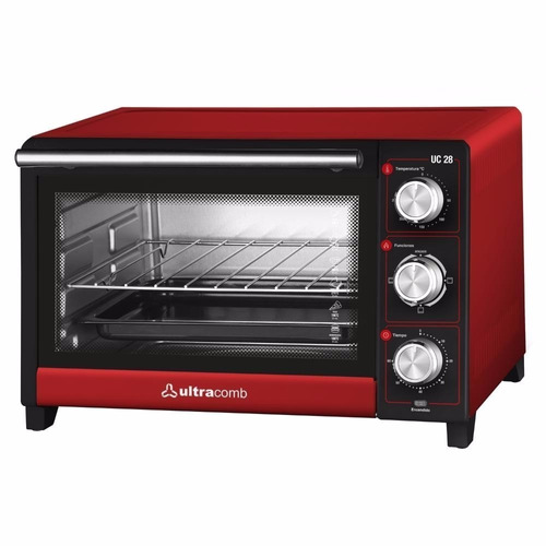 Horno Eléctrico Ultracomb 28 Lts 1500 W Cocina Rico Y Sano