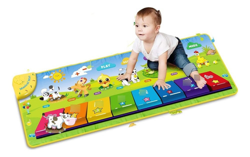 Piano Para Bebes Niños Didáctico Tapete Musical