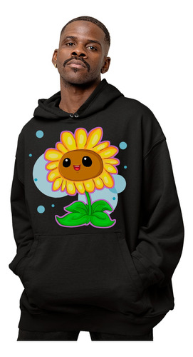 Panda Adulto Sudadera Divertida Plantas Vs Zombies Girasol