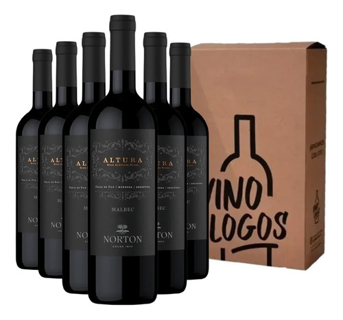 Vino Norton Altura Malbec Caja X6 - Oferta Vinologos