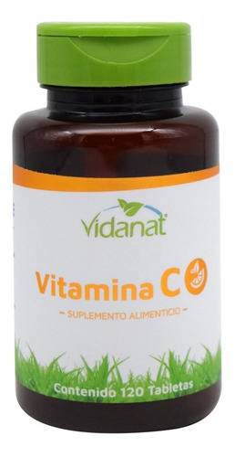 Vitamina C Vidanat 120 Tab 250 Mg Envio Full