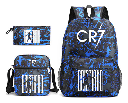 Nuevo Pack De 3 Mochilas De Cristiano Ronaldo Cr/7