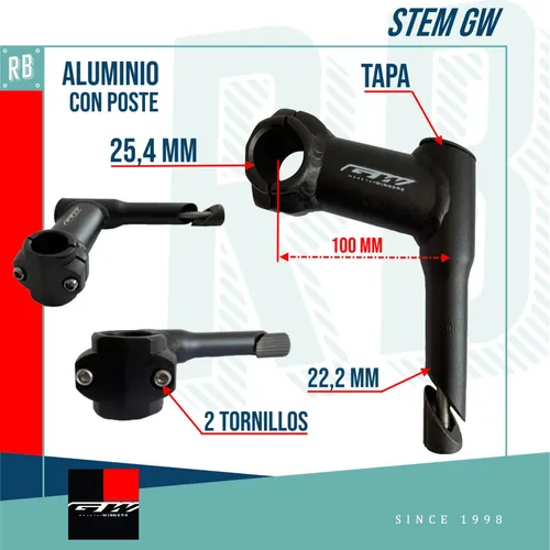 Bicicleta gw hotsell en aluminio