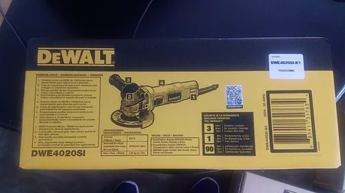 Amoladora Angular 4 1/2 800W 12000 rpm Dewalt DWE4020-B2