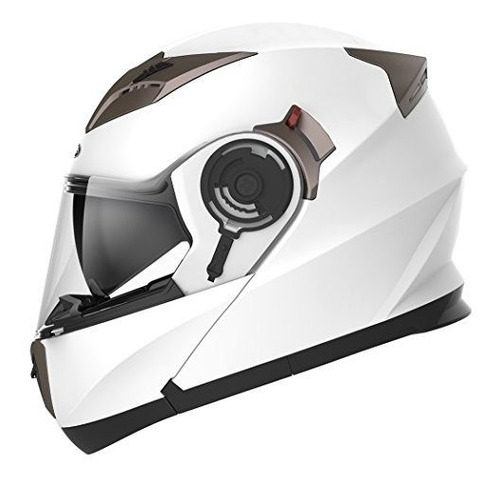 Casco Modular De Motocicleta De Cara Completa Aprobado Por D